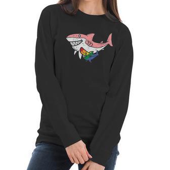 Mama Shark Baby Shark Birthday Women Long Sleeve Tshirt | Favorety