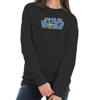 The Mandalorian Butterfly Logo With The Child Women Long Sleeve Tshirt | Favorety CA