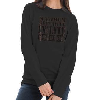 Maximum Security Inmate Halloween Women Long Sleeve Tshirt | Favorety