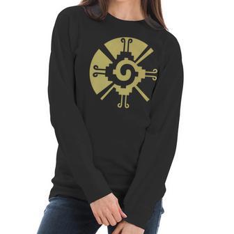 Mayan Galactic Butterfly Women Long Sleeve Tshirt | Favorety