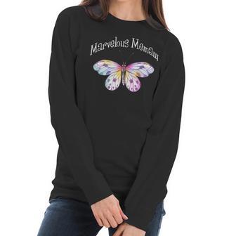 Memaw Marvelous Memaw Gifts Butterflys Women Long Sleeve Tshirt | Favorety AU