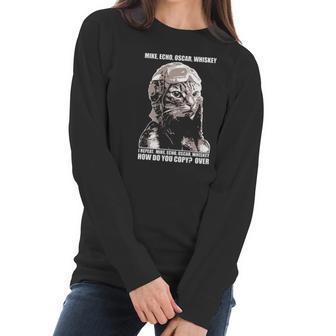 Mike Echo Oscar Whiskey I Repeat Mike Echo Oscar Whiskey Women Long Sleeve Tshirt | Favorety CA