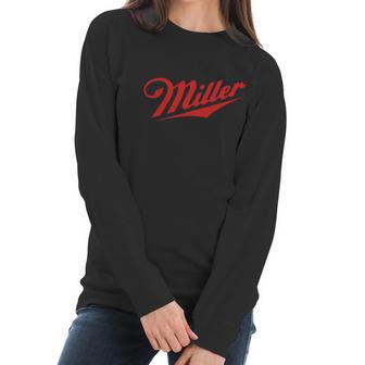 Miller Beer Logo Women Long Sleeve Tshirt | Favorety UK