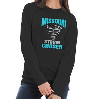 Missouri Storm Chaser Tornado Spotter Gift Women Long Sleeve Tshirt | Favorety UK