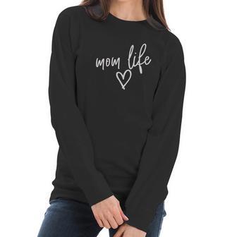 Mom Life Tired Mom Blessed Mama Women Long Sleeve Tshirt | Favorety CA