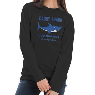 Mommy Shark And Baby Shark Women Long Sleeve Tshirt | Favorety UK