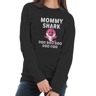 Mommy Shark Doo Shark Family Women Long Sleeve Tshirt | Favorety UK