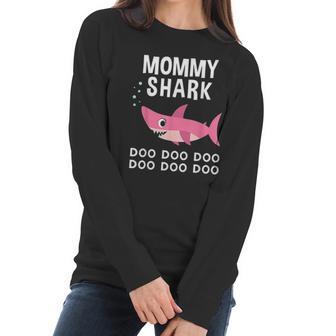 Mommy Shark Doo Doo Mothers Day Mommy Shark Women Long Sleeve Tshirt | Favorety AU