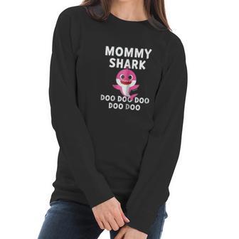 Mommy Shark Official Women Long Sleeve Tshirt | Favorety CA