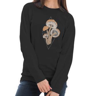 Mushrooms Picking | Shroom Mycology Fungi Foraging Women Long Sleeve Tshirt | Favorety