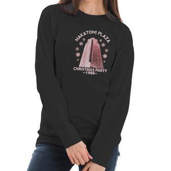 Nakatomi Plaza Christmas Party 1988 Classic Mcclane Die Hard Xmas Women Long Sleeve Tshirt | Favorety AU