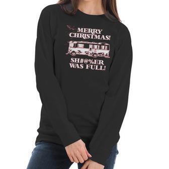 National Lampoon Christmas Vacation Was Full Women Long Sleeve Tshirt | Favorety UK