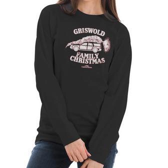 National Lampoon Griswold Family Christmas Vacation Women Long Sleeve Tshirt | Favorety CA