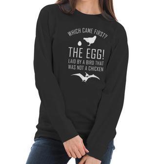 Neil Degrasse Tyson Chicken Or The Egg Women Long Sleeve Tshirt | Favorety CA