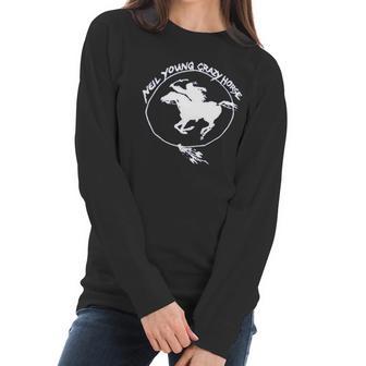 Neil Young Crazy Horse Women Long Sleeve Tshirt | Favorety CA