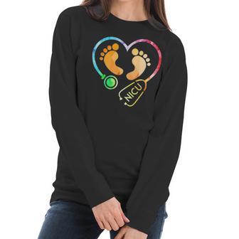 Nicu Nurse Logo Women Long Sleeve Tshirt | Favorety CA