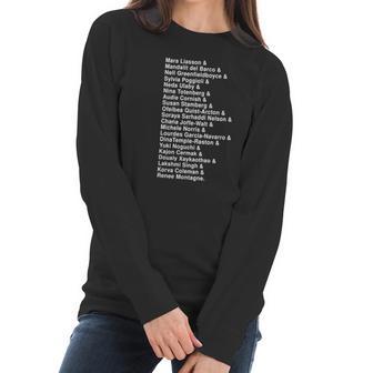 The Women Of Npr T-Shirt Women Long Sleeve Tshirt | Favorety