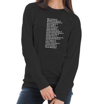 The Women Of Npr T Shirts Women Long Sleeve Tshirt | Favorety DE