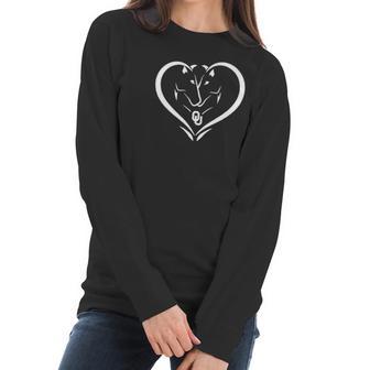 Oklahoma Sooners Horse Heart Apparel Women Long Sleeve Tshirt | Favorety CA