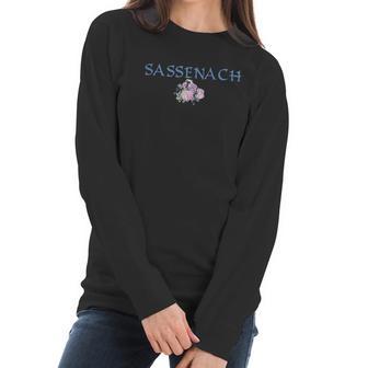 Outlander Sassenach Gaelic Dragonfly Scottish Gift Women Long Sleeve Tshirt | Favorety UK