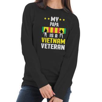 My Papa Is A Vietnam Veteran Proud National Vietnam War Veterans Day Men Women T-Shirt Graphic Print Casual Unisex Tee Women Long Sleeve Tshirt | Favorety AU