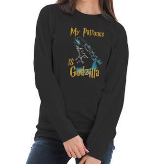 My Patronus Is Godzilla Women Long Sleeve Tshirt | Favorety