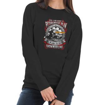 Retirement Plant Skidoo Women Long Sleeve Tshirt | Favorety DE