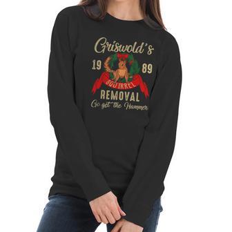 Retro Griswolds Christmas Squirrel Funny T-Shirt Women Long Sleeve Tshirt | Favorety CA