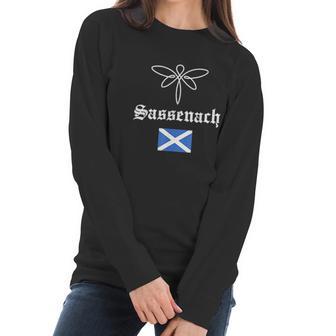 Sassenach Outlander Gaelic Dragonfly Women Long Sleeve Tshirt | Favorety CA