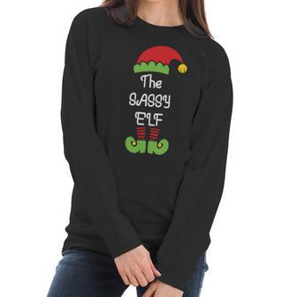 The Sassy Elf Matching Christmas Holiday Gift Women Long Sleeve Tshirt | Favorety AU