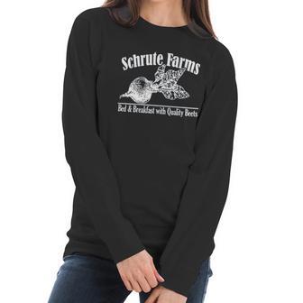 Schrute Farms Beets Bed And Breakfast Women Long Sleeve Tshirt | Favorety UK