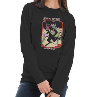 Seasons Beatings From Krampus Christmas Women Long Sleeve Tshirt | Favorety