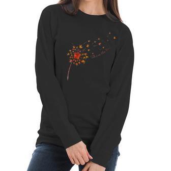 Share The Love Dandelion Sign Language Women Long Sleeve Tshirt | Favorety