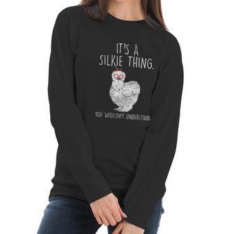 Silkie Chicken Women Long Sleeve Tshirt | Favorety DE