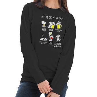 Snoopy Beer Women Long Sleeve Tshirt | Favorety