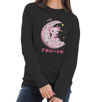 Space Axolotl Kawaii Pastel Goth Anime Comic Girl N V2 Men Women T-Shirt Graphic Print Casual Unisex Tee Women Long Sleeve Tshirt | Favorety DE