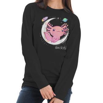 Space Axolotl Kawaii Pastel Goth Japanese Anime Gifts Men Women T-Shirt Graphic Print Casual Unisex Tee Women Long Sleeve Tshirt | Favorety UK