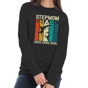 Step Mom Shark Doo Doo Doo Women Long Sleeve Tshirt | Favorety DE