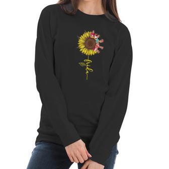 Sunflower Frida Women Long Sleeve Tshirt | Favorety CA