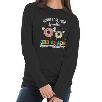 Teacher Social Distancing Ideas Women Long Sleeve Tshirt | Favorety