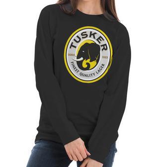 Tusker Beer Women Long Sleeve Tshirt | Favorety