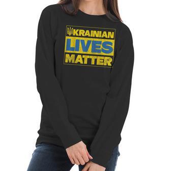 Ukrainian Lives Matter Support Ukraine I Stand With Ukraine Men Women T-Shirt Graphic Print Casual Unisex Tee Women Long Sleeve Tshirt | Favorety AU