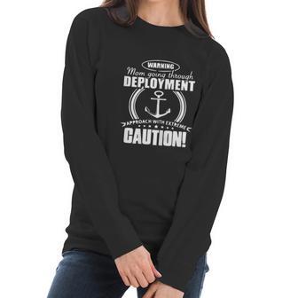 Us Navy Funny Proud Navy Mom Women Long Sleeve Tshirt | Favorety