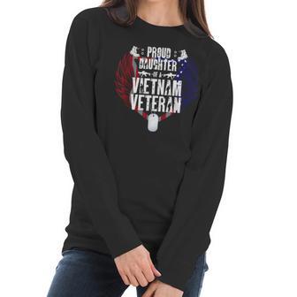 Usa Pride Patriotic Women Gift Idea Vietnam Women Long Sleeve Tshirt | Favorety CA