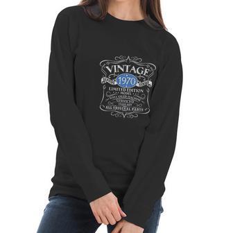 Vintage 1970 50Th Birthday Women Long Sleeve Tshirt | Favorety DE