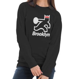 Vintage Bowling Brooklyn Women Long Sleeve Tshirt | Favorety UK