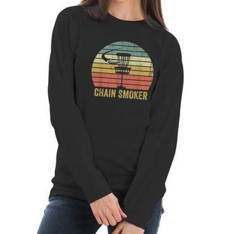 Vintage Disc Golf Funny Retro Frisbee Golf Disc Sport Gift Women Long Sleeve Tshirt | Favorety CA