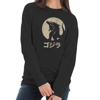 Vintage Godzilla Women Long Sleeve Tshirt | Favorety AU