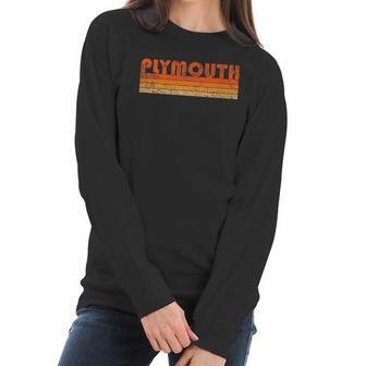 Vintage Retro Plymouth Ma Best Mom Gifts Women Long Sleeve Tshirt | Favorety UK