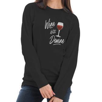 Wine With Dewine Drinking Game Ohio Mike Dewine Women Long Sleeve Tshirt | Favorety CA